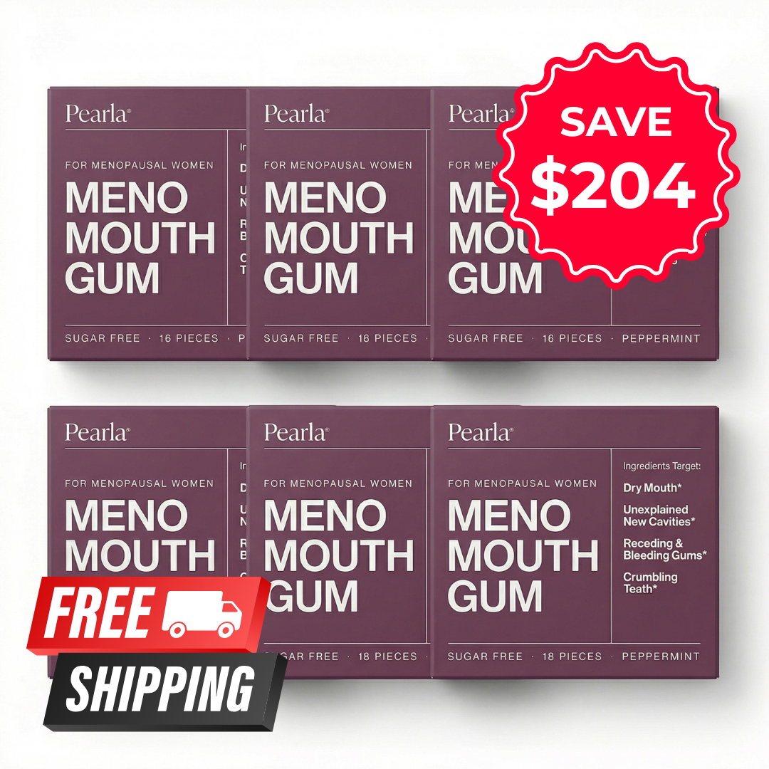 Pearla MenoMouth Gum - 6 Pack [Special Offer]