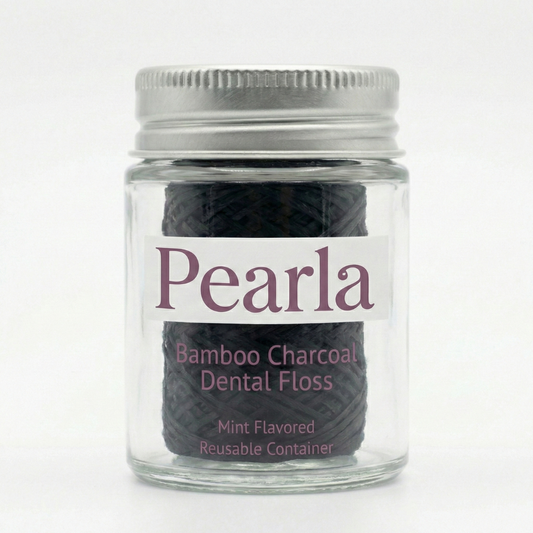 Pearla All Natural Bamboo Charcoal Dental Floss